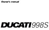 Thumbnail DUCATI 998 S owner service manual