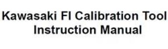 Thumbnail Kawasaki ZX-6R ZX-10R 2011 FI Calibration Tool Instruction