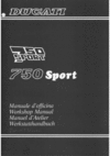 Thumbnail DUCATI PANTAH 750 SPORT service workshop manual download