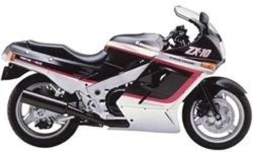 Product picture KAWASAKI ZX-10 NINJA 1988 - 1990 SERVICE Repair MANUAL
