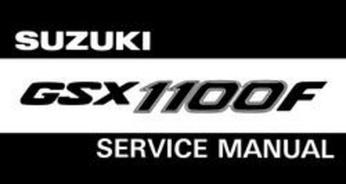 Product picture SUZUKI GSX 1100 F 1989 - 1994 SERVICE Workshop MANUAL