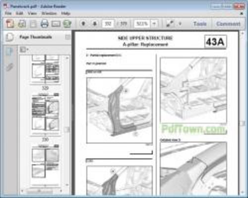 Product picture Renault Megane 3 - Body Factory Workshop Repair Manual