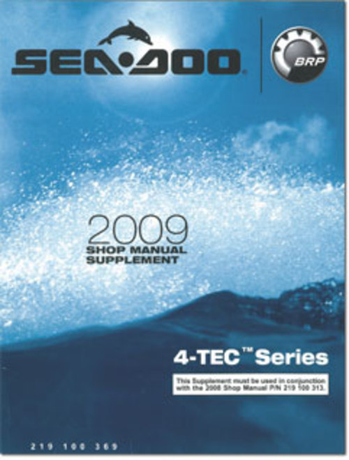 Product picture 2009 seadoo 4 tech Factory Shop Repair Manual Download