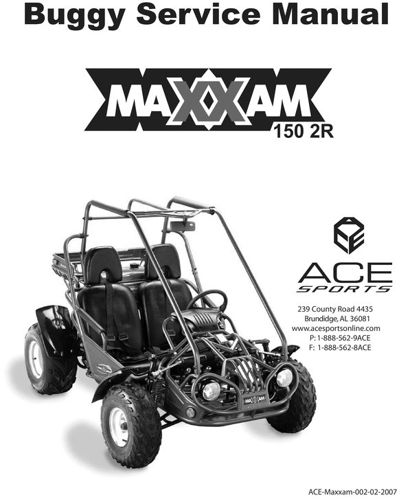 Product picture Maxxam 150 2R Buggy Service Repair Manual Download