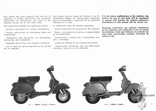 Product picture Vespa VNX1T VSX1T Service Manual Download